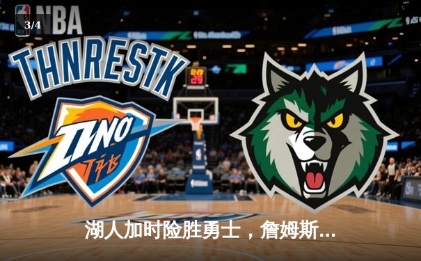 湖人加时险胜勇士，詹姆斯三双率队晋级西部决赛 - 3